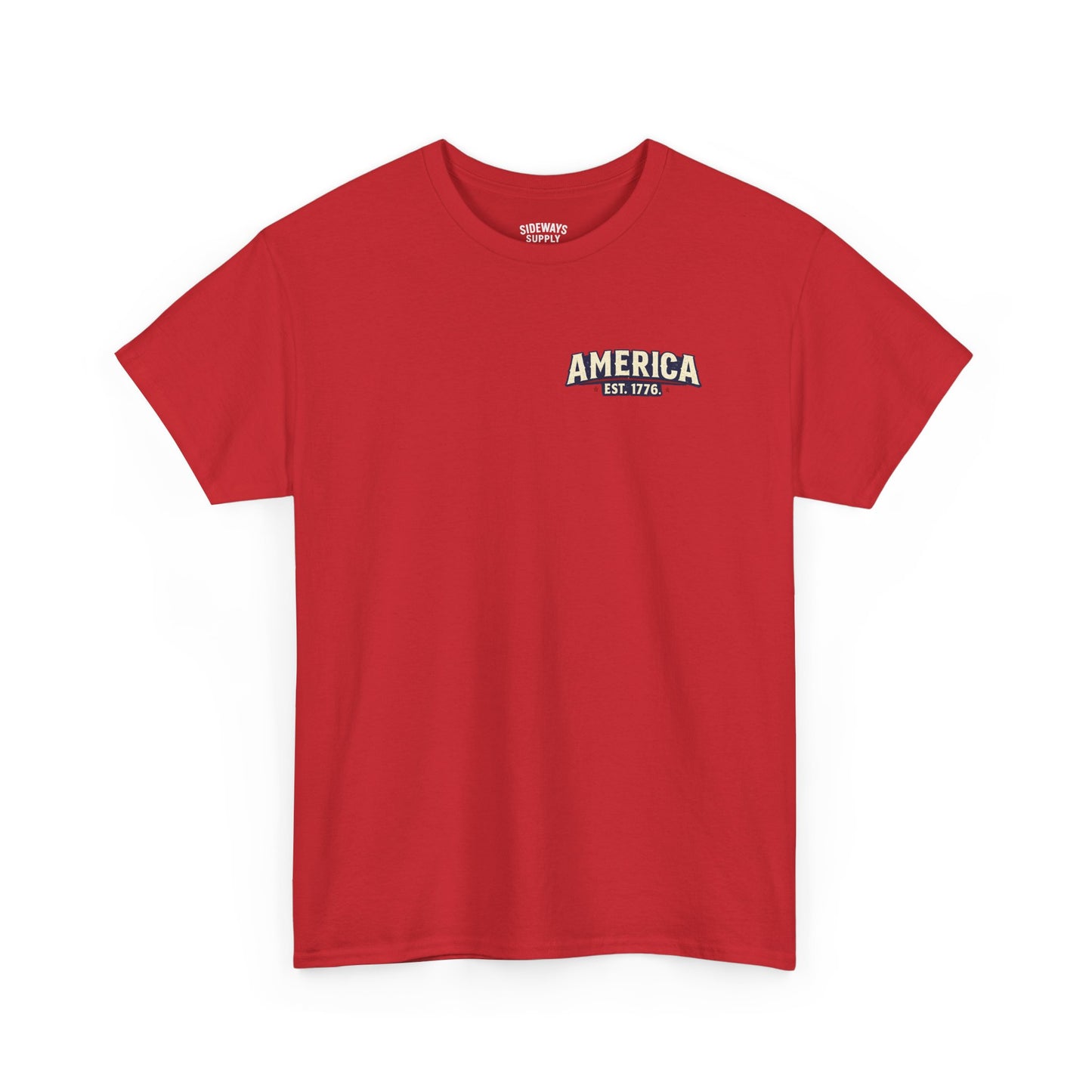 Freedom Downriver Graphic Tee — "America The Free" Patriotic T-Shirt
