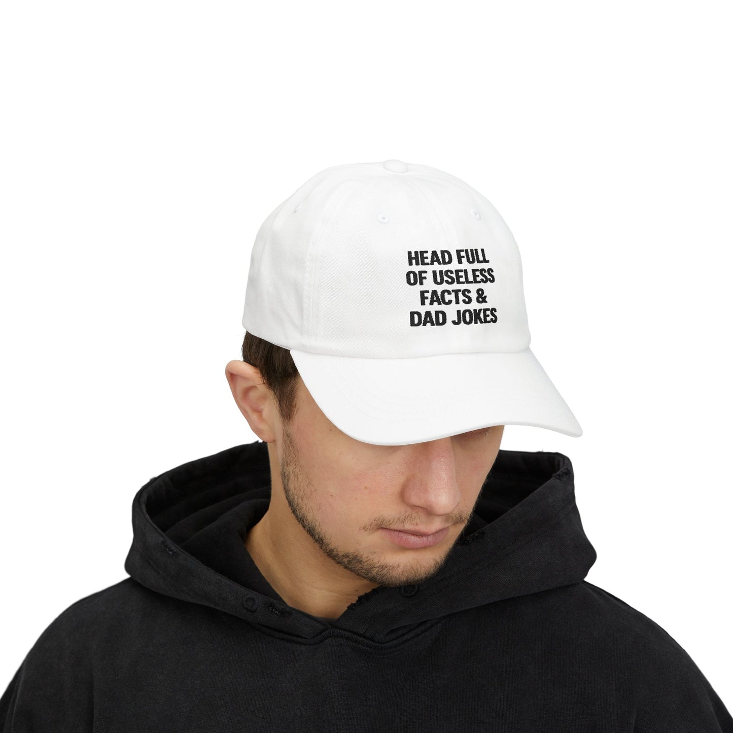 Head Full of Useless Facts – Embroidered Dad Cap
