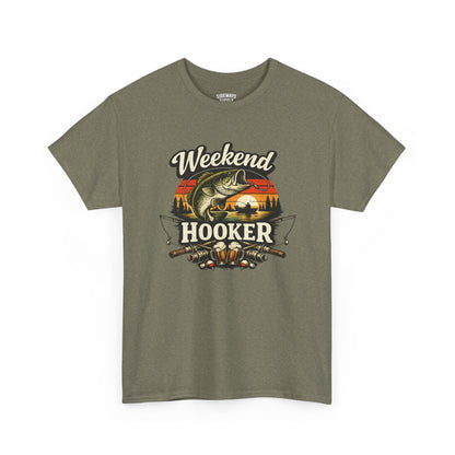 Weekend Hooker Fishing Tee — Unisex Bass Angler Graphic T-Shirt
