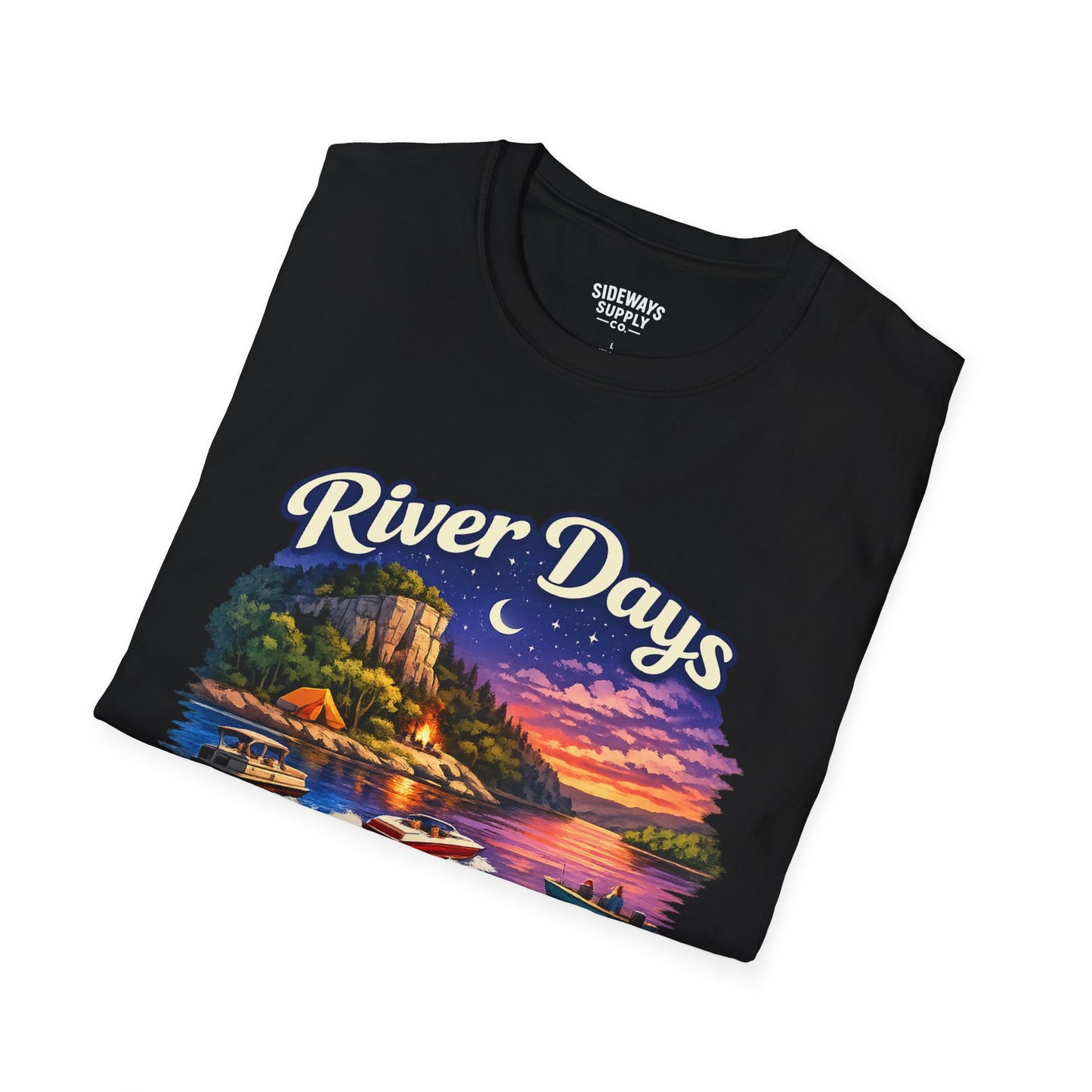 River Days-Bluff Nights T-shirt-UNISEX