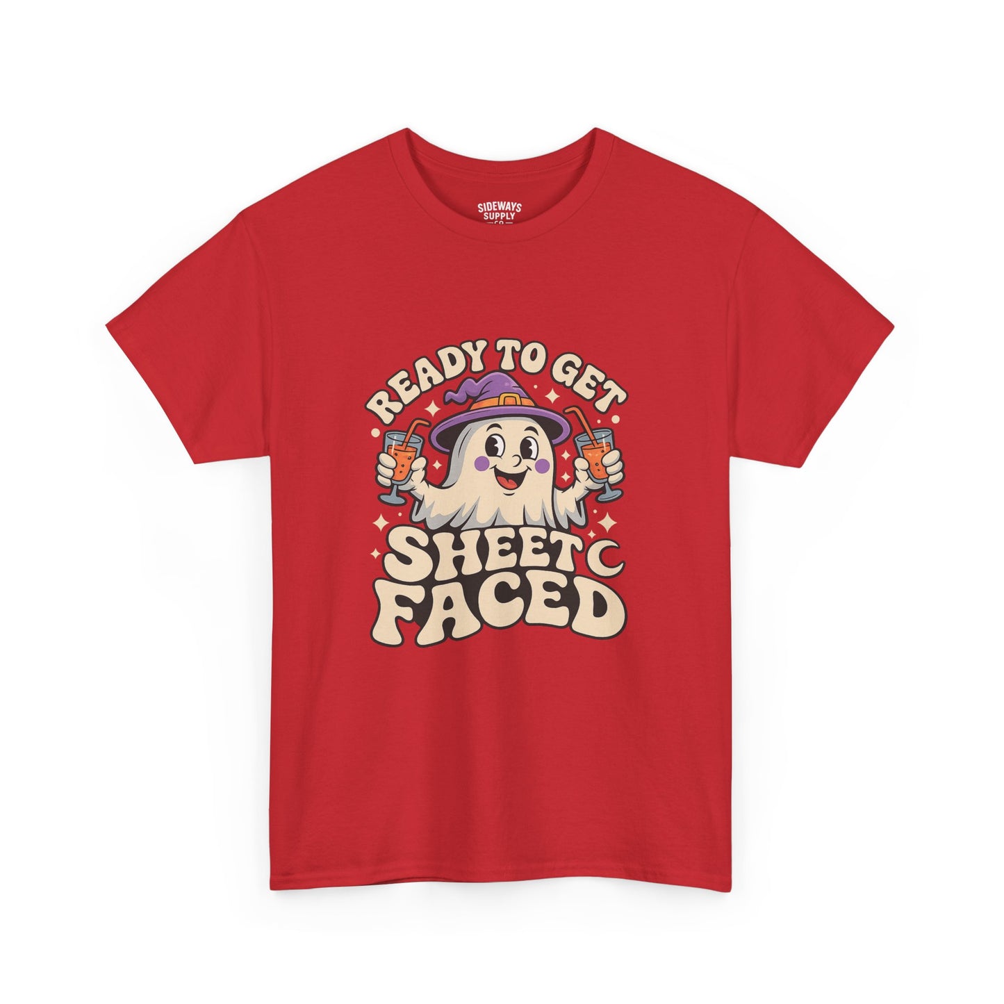 Ready to Get Sheet Faced Halloween Tee