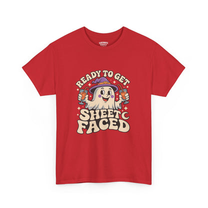 Ready to Get Sheet Faced Halloween Tee